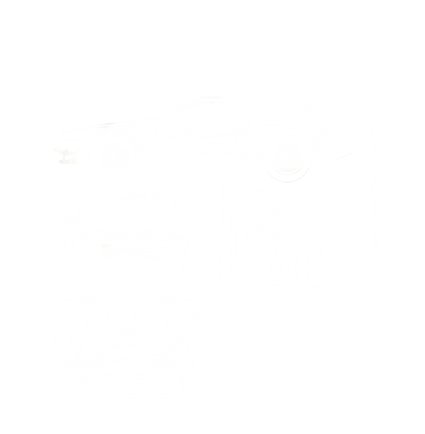 🔹 Camiseta Premium "DeLorean Time Machine" – Edición Retro Futurista 🚗⚡️